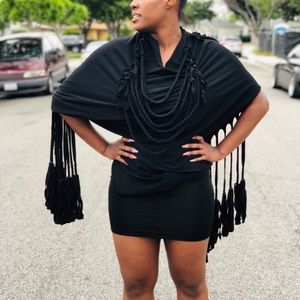 JUNYA WATANABE Avant Garde Ropes and Beads T Shirt